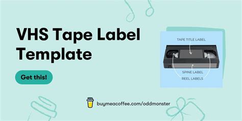 Tape Label Template : r/VHS