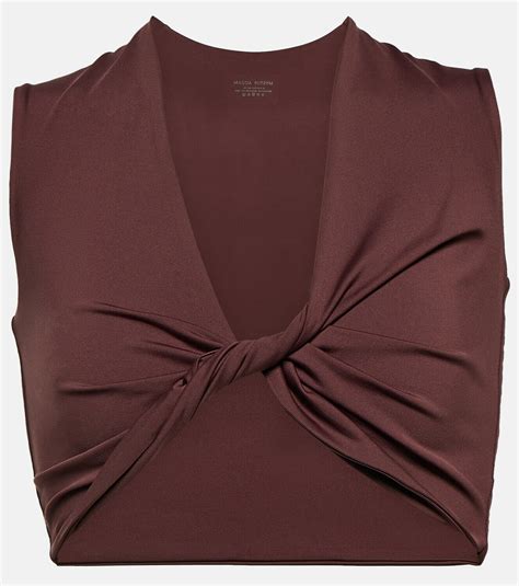 Magda Butrym Twisted Bikini Top Magda Butrym