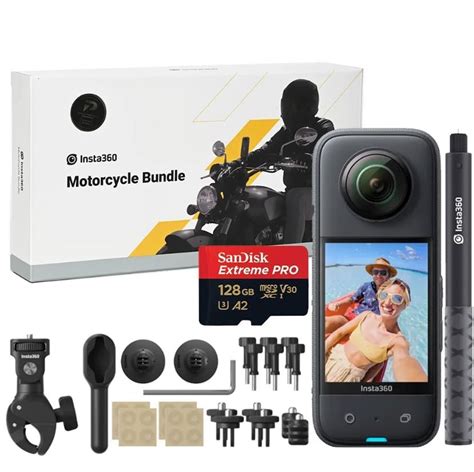 Insta360 X3 360 Derece Kamera Motorsiklet Kiti Fotokolik