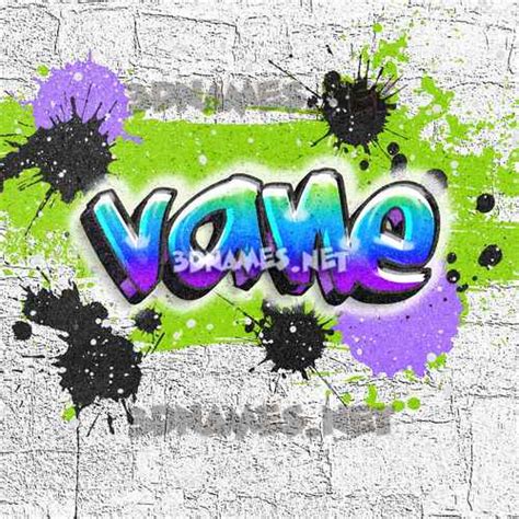 Preview Of Graffiti Grunge D Name For Vane