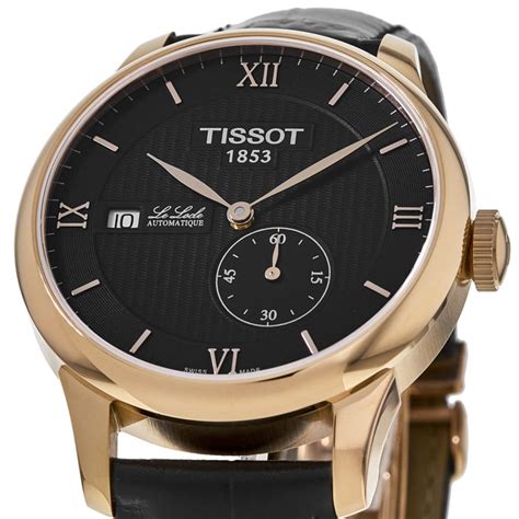 Tissot Le Locle Automatic Black Dial Leather Strap Men S Watch T006 428