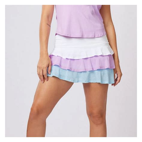 Sofibella Palm Beach14 High Waist Skort Colorblock Wrigley S Tennis