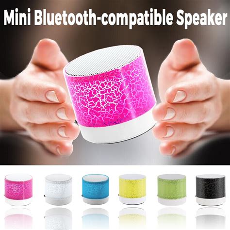 Minialtavoz Inal Mbrico A Con Bluetooth Reproductor De Audio Est Reo