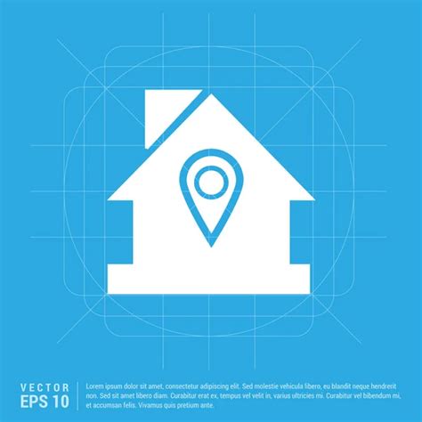 Home Location Icon Stock Vector By Ibrandify