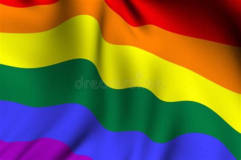 Gay Pride Flag Stock Illustration Illustration Of Rainbow 6931214