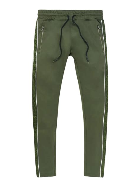 Jordan Craig Track Clearwater Pant Olive Jbrooks Menswear