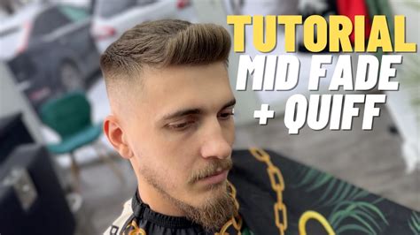 Tutorial Incepatori Mid Skin Fade Quiff Partea De Top Romana