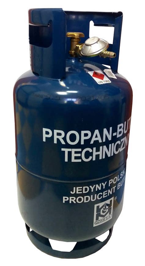 BUTLA GAZOWA PROPAN BUTAN 11KG REDUKTOR GAZOWY REGULATOR PROPAN LPG GAZ