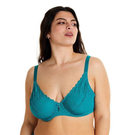 Soutien Gorge Armatures Grand Maintien Turquoise Index Bleu Suisses