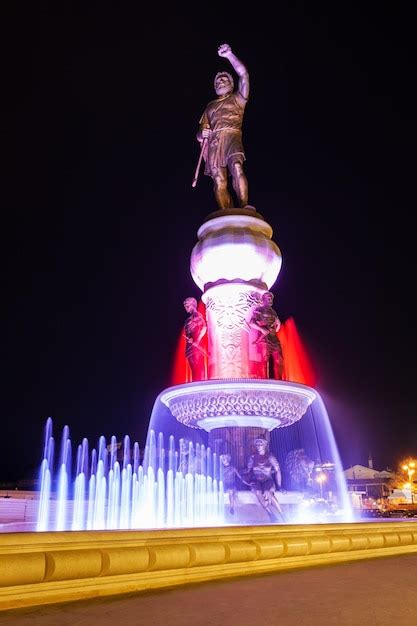 Premium Photo | Philip ii macedon king statue skopje