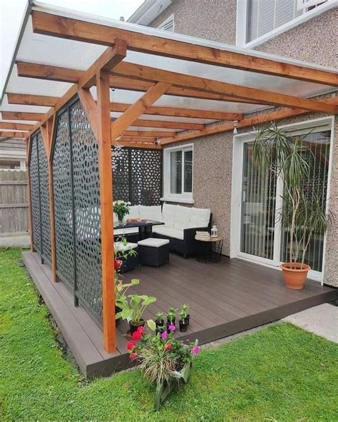 20 ideas de pérgolas simples de madera para patios 1 MILLON IDEAS