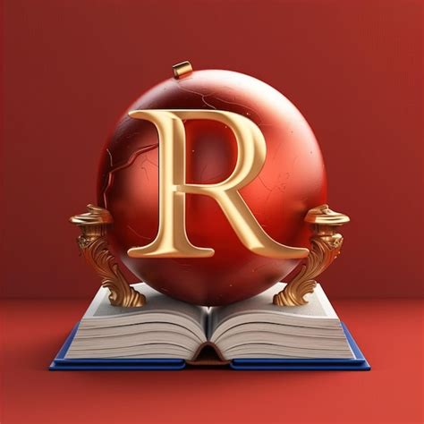 Premium Ai Image Abstract Symbol Of A Globe Resting On An Open Book