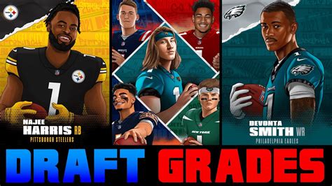 2021 Nfl Draft Grades All 7 Rounds Youtube