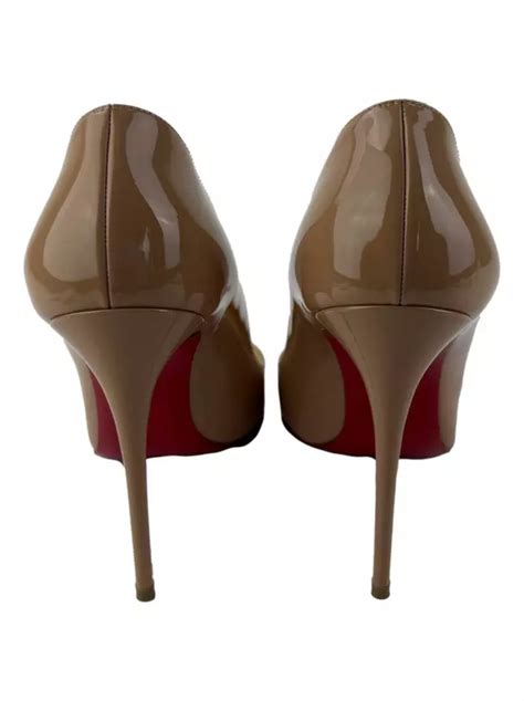 Sapato De Salto Christian Louboutin Pigalle Nude Original Afqr