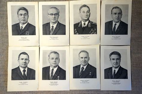 Фотопортреты Политбюро ЦК КПСС 23 шт. СССР 1973 г. Photo Wall, Movies ...