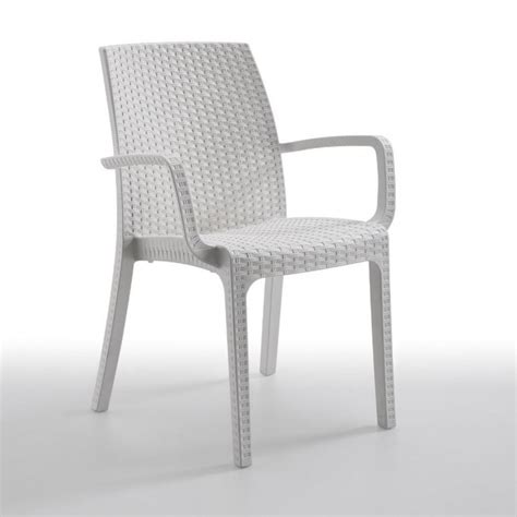 Sillón VIKO apilable polipropileno blanco RojasMobiliario