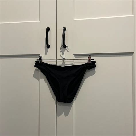 Black Topanga Bikini Bottoms Size S Excellent Depop