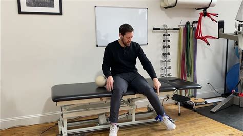 Seated Hip External Rotation Youtube