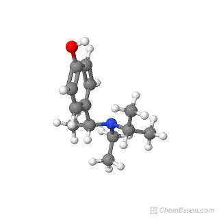 Ethyl Propan Yl Amino Ethyl Phenol Structure C H No Over