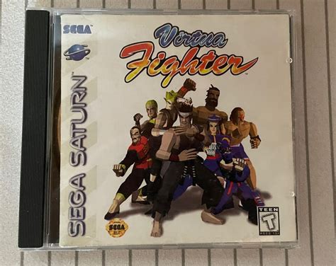 Sega Saturn Console W Virtua Fighter Virtua Cop Daytona Usa Tested