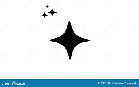 Star Blink Icon Vector Illustration Stock Vector Illustration Of