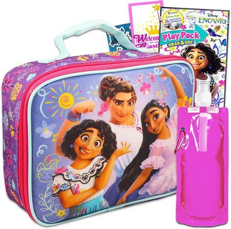 Disney Encanto Lunch Box For Girls Bundle With Encanto Lunch Box