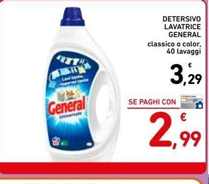 Detersivo General Lavatrice Classico O Color 40 Lavaggi Offerta Di