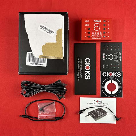 [used] Cioks C8e Expander Pedal Power Supply Red Gear Hero Reverb