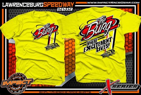 Lawrenceburg Speedway Track Shirts Indiana Dirt Racing T Shirts X