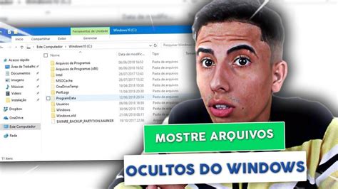 Como Mostrar Pastas E Arquivos Ocultos Do Windows 7 8 1 E 10 YouTube