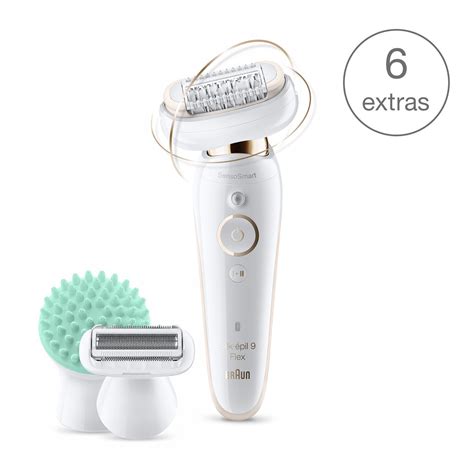 Braun Silk Epil 9 Flex 9020 Wet And Dry Epilator With 6 Extras Incl