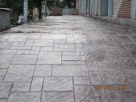 Royal Ashlar Slate Pattern Stamped Concrete At ₹ 52sq Ft Stamp