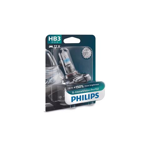 Lâmpada LED philips HB3 x treme vision Pro 150 12V 60W 9005XVPB1