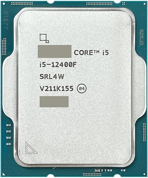 Computerhardware Core I5-12400F I5 12400F 2,5 GHz 6-Core 12-Thread ...
