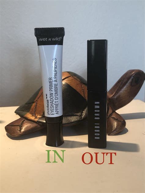 IN: WNW Photofocus Eyeshadow Primer OUT: Bobbi Brown Long Wear Eye Base ...
