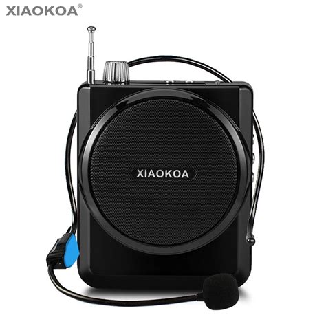 Voice amplifier Microphone Amplifier with Mini Portable Loudspeaker for ...