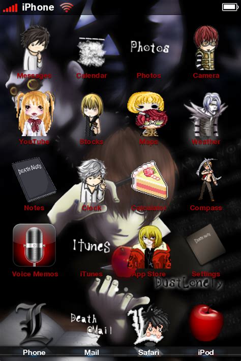 Death Note HD Theme · Cydia