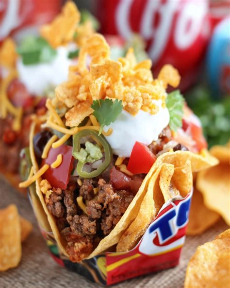 How To Make The Best Walking Tacos Recipe Easy Walking Taco Barwalking Tacos Recipe 25