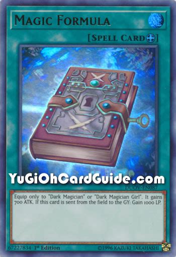 Yu Gi Oh Magic Formula