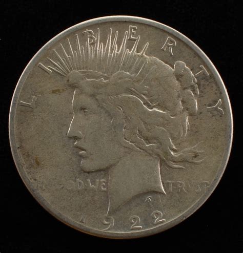 1922 S 1 Peace Silver Dollar Pristine Auction