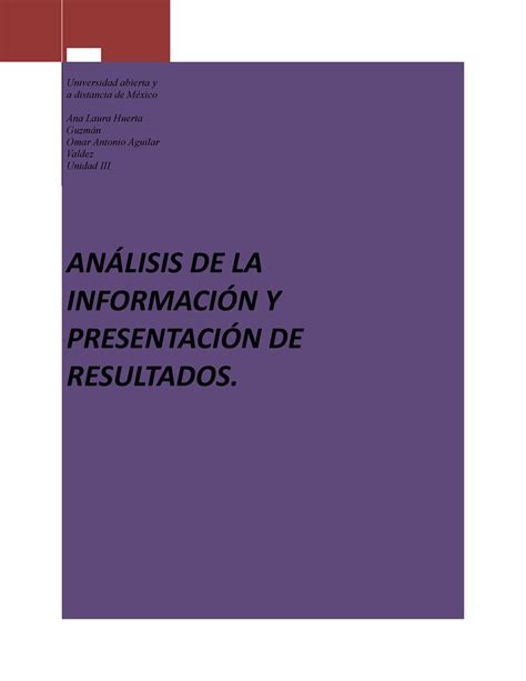 Pmi U A Anhg Apuntes Universidad Abierta Y A Distancia De M Xico