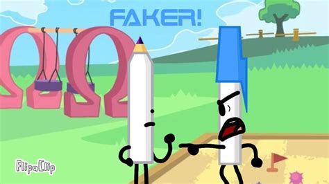 Capless Pen Meet Bfdi Pen By Amethadore On Deviantart