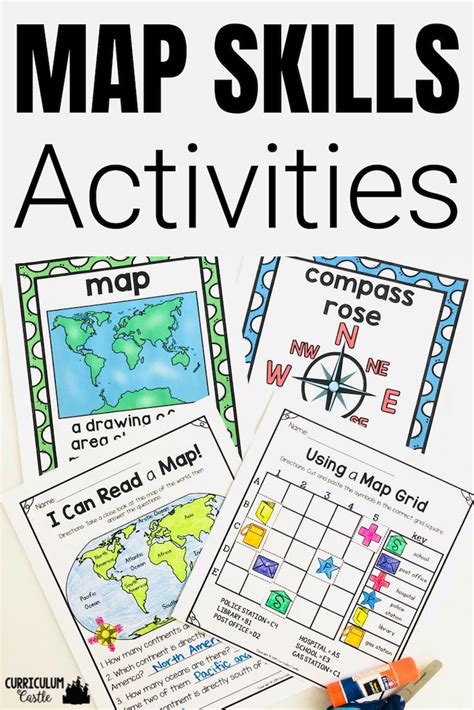 Map Skills Activities Printables Learning Maps Skills Activities - SkillsWorksheets.com