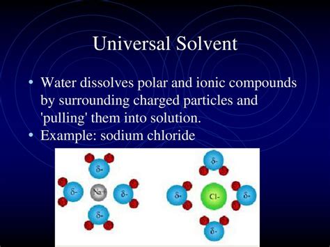 Water The Universal Solvent Ppt Download