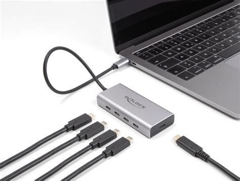 Delock Produkte 64235 Delock USB 10 Gbps USB Type C Hub Mit 4 X USB