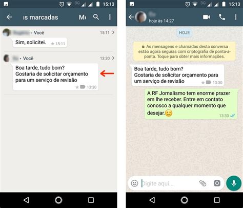 Como Marcar Uma Mensagem Como Favorita No Whatsapp Business Redes