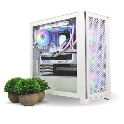 Corsair 4000d All White Rtx 4060 Intel I5 13600kf Inside Tech