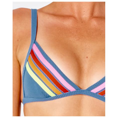 Rip Curl Wave Shapers Stripe Banded Tri Bikini Top Women S Buy