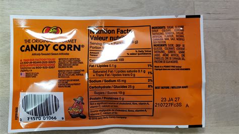 Jelly Belly Candy Corn 28g Crowsnest Candy Company