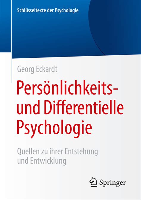 Pers Nlichkeits Und Differentielle Psychologie Pdf Ebook Kaufen